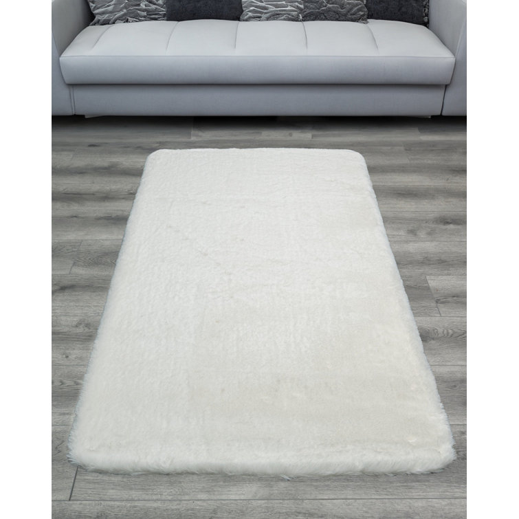 Canora Grey Traci Cream Modern Plush Soft Area Rug Wayfair.co.uk